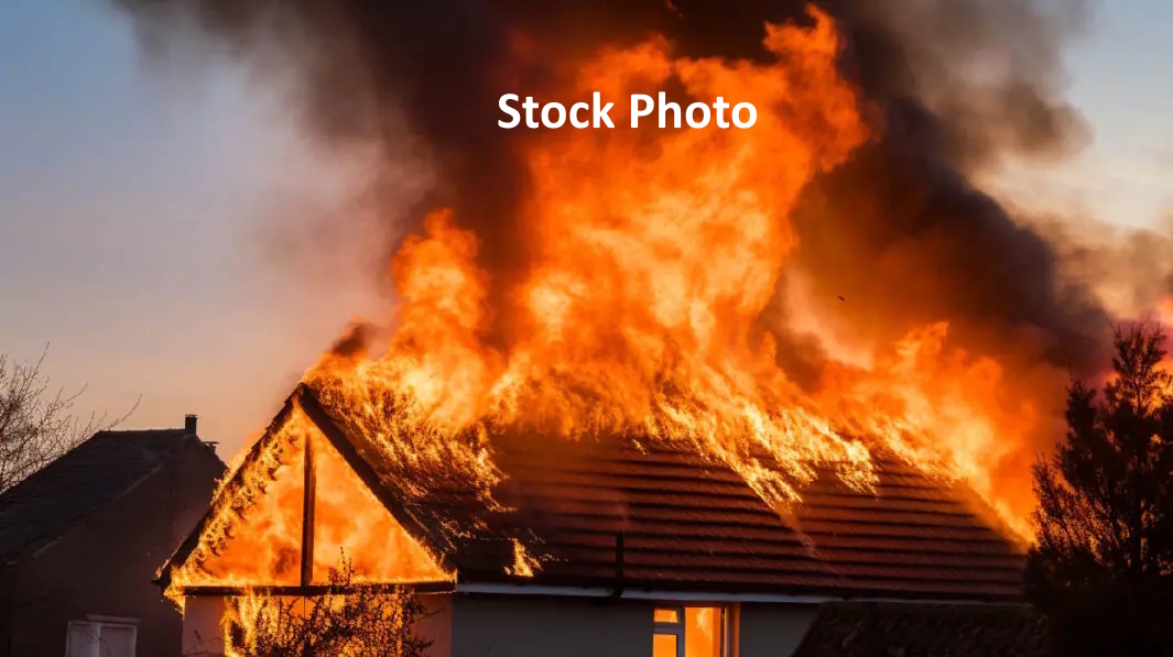 roof fire stock